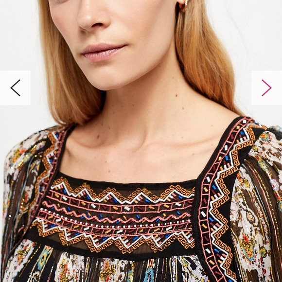 NWT Free People Semi Sheer Dance Magic Tunic XS - Picture 4 of 4